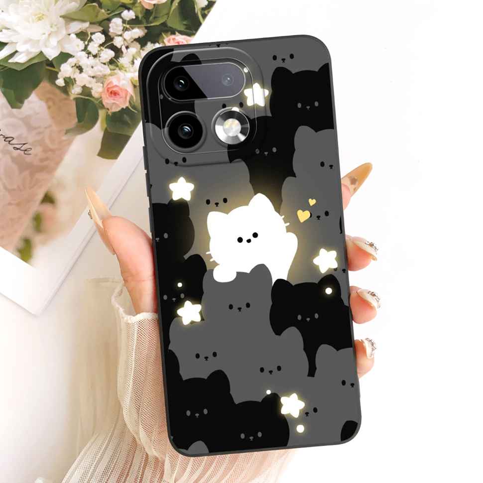 For Realme 16 Pro 5G RMX5121 6.78" Case Cartoon Animals Silicone Back Cover For Realme 16Pro 16 PRO RMX5120 Bumper Phone Cases