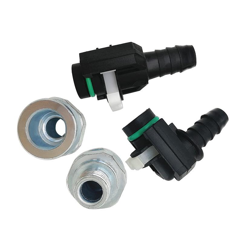 high quality 16-12*1.5 plastic fuel line quick connector for shaanqi delong EFI car for big truck for heavy truck 1 set