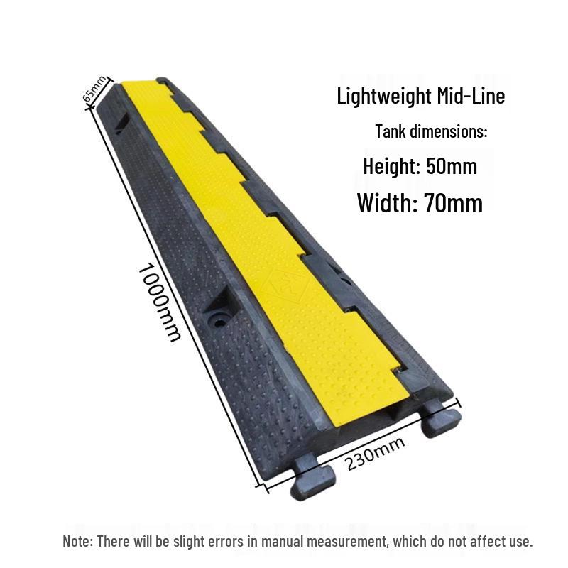 Indoor/Outdoor Cable Protection Rubber Trunking Speed Bump