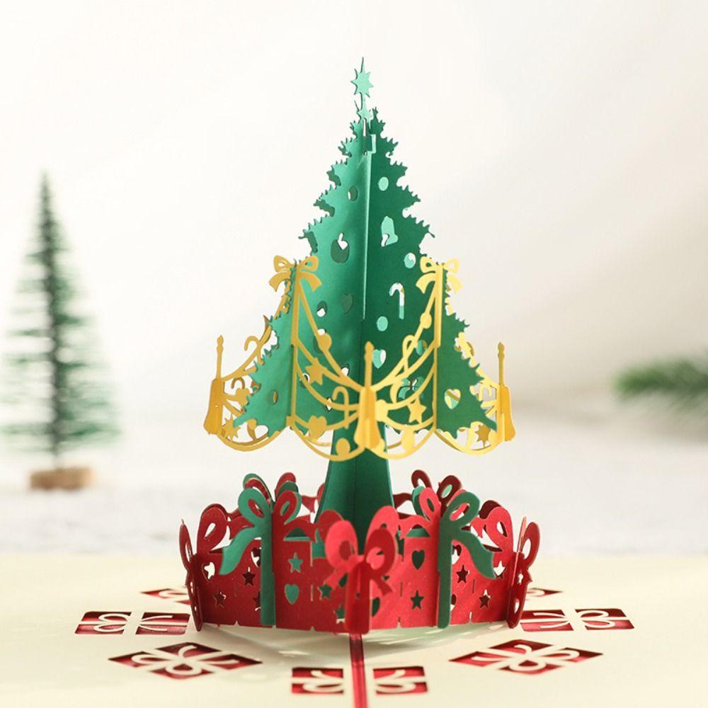 Wishing 3D Pop UP Gift Card Paper Appreciation Card Message Card Party Favors Gifts