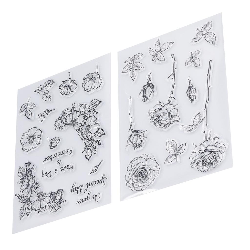 2 шт. Прозрачные штампы, безопасные многоразовые, интересные декоративные принадлежности для поделок для Invi