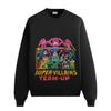 Kith X Marvel Team Up Vintage Nelson Crewneck Black Unisex Tops KHM032528-001