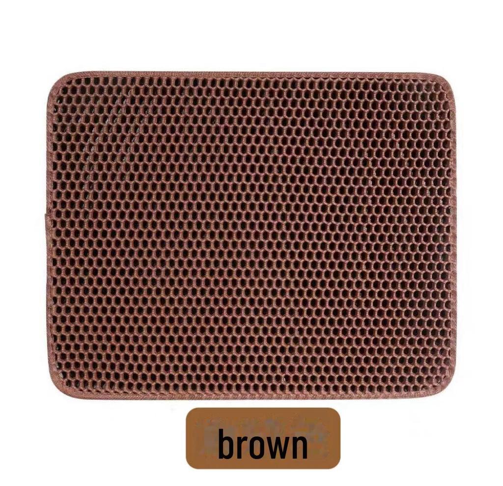 Коврик для кошек и собак из ЭВА с пересечением границ: Брызгозащищенный, двухслойный контроль мусора