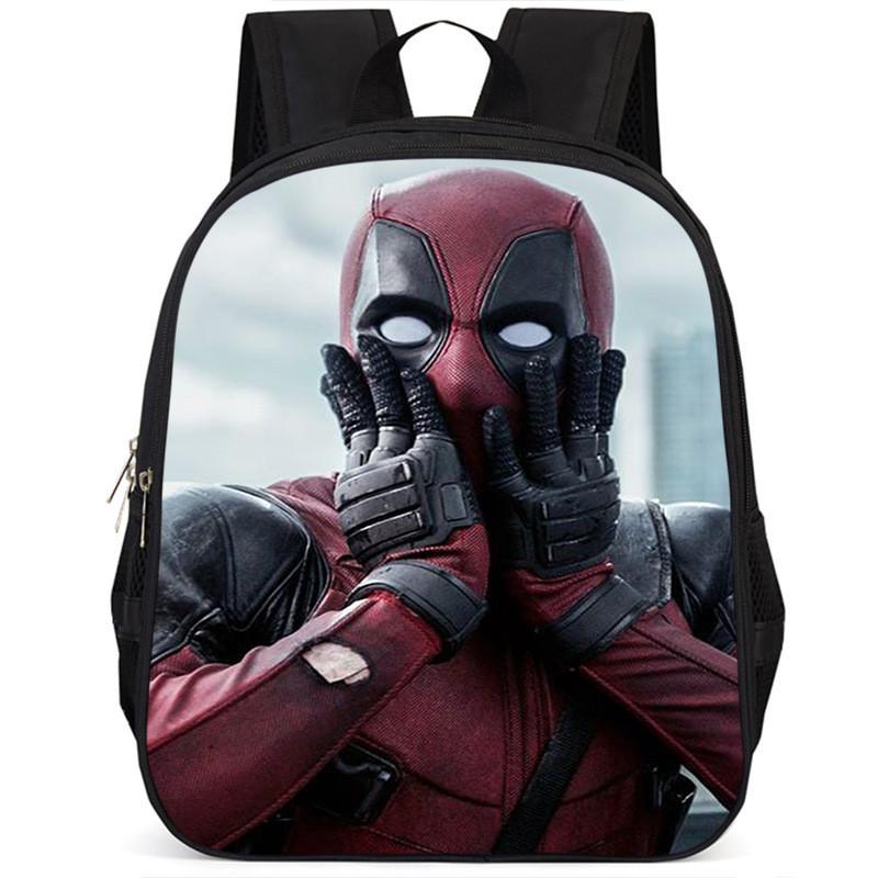 Spacious 15 Inch Deadpool Backpack For Boys And Girls With Large Capacity Design
