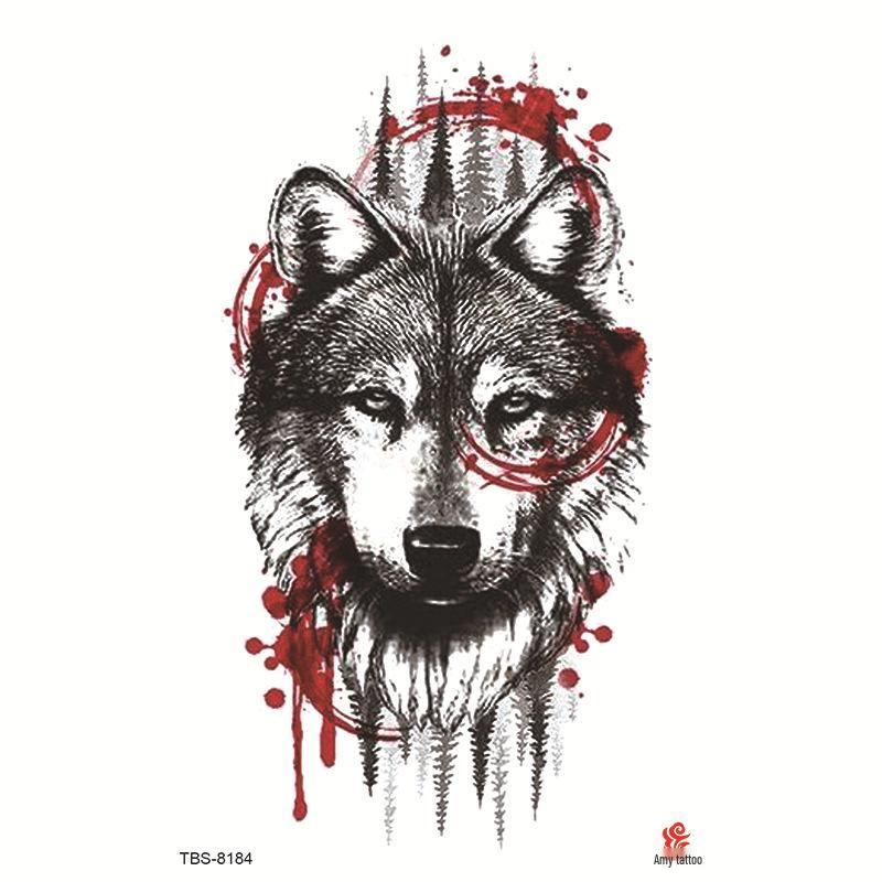 Водонепроницаемый набор тату-наклеек на всю руку с тотемными символами