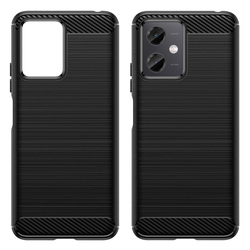 Case for Xiaomi Redmi Note 12 5G / POCO X5 5G, Karbon, black