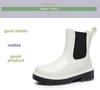 Women's Martin Rain Boots - New Style, Thick-Soled, Waterproof, Non-Slip, Short-Tube, Japanese Jelly Design