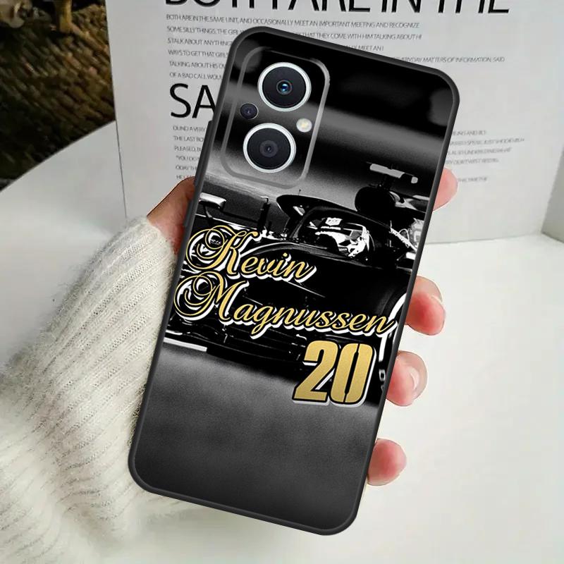 Kevin Magnussen F1 For OPPO Reno 11 F 10 Pro 4Z 5Z 8T 4 5 6 7 8 Lite OPPO Find X3 X6 Pro X2 Neo X5 Lite Case