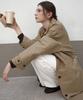 WEDNESDAYOASISFORWOMEN [Atelier Edition] Muse Long Trench Coat_Deep Beige(Wb6Ot13)