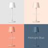 mooas Cordless Table Lamp, Small Portable Rechargeable LED Desk Lamp with 3-Color Dimming, Touch Mood Night Light for Reading, Bedroom, Living Room,