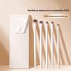 Portable Tapered Eyeshadow & Concealer Brush Set - Soft Bristle for Detail and Blending