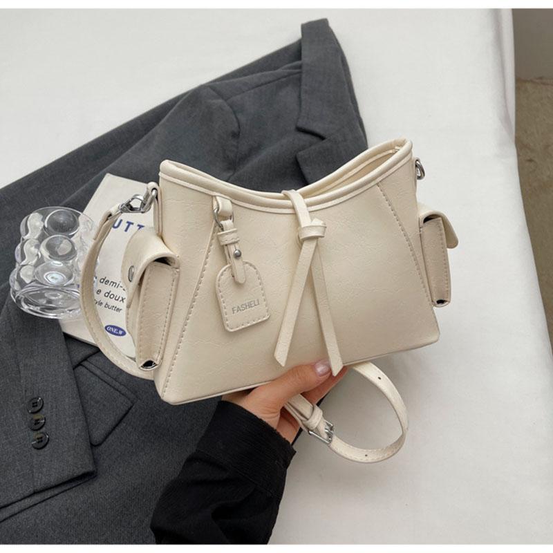 Мягкая кожаная женская сумка через плечо универсальная фактурная сумка большая сумка через плечо квадратная и ретро и маятниковая новая