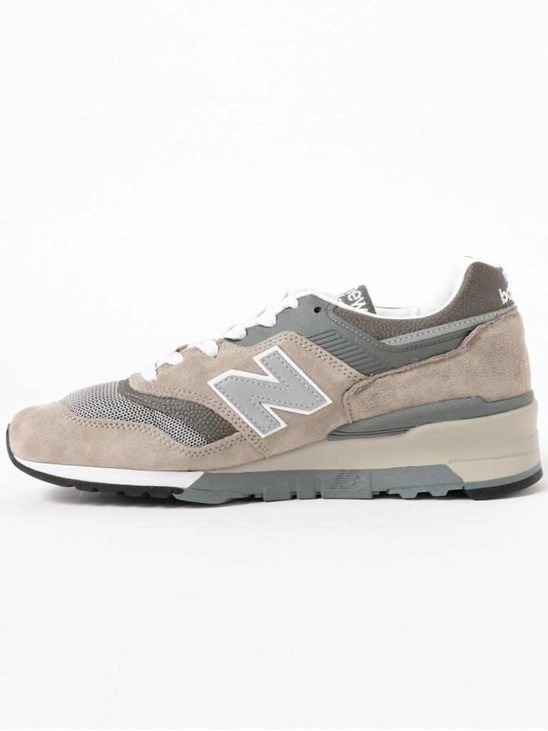 Beams New Balance U997 GY Canvas Size Men's Shoes, Gray, 26.5 (11313924424)