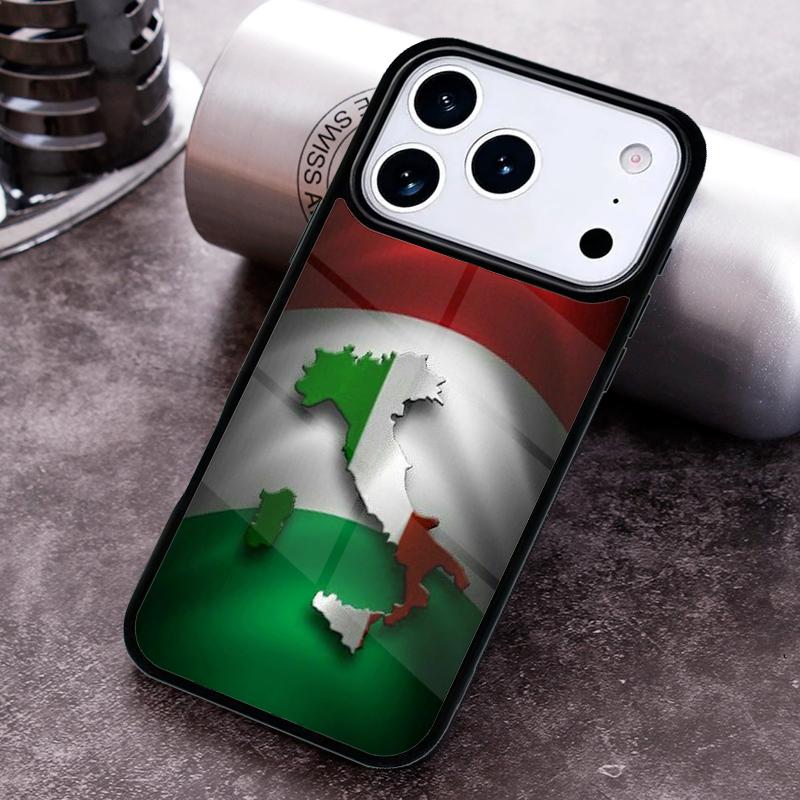 Италия Флаг Италии мягкий чехол для телефона для iPhone 17 16 15 Pro Max Air 14 13 12 11 Plus Ударопрочный чехол