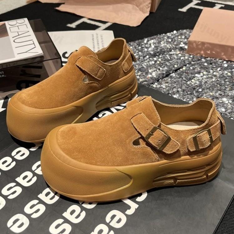 Модная обувь для женщин, ретро-мюли на платформе, удобные женские туфли на плоской подошве, женские 2024, новые дизайнерские нескользящие туфли на плоской подошве Zapatos De Mujer