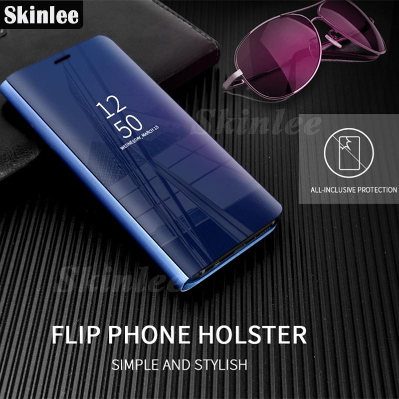 Чехол для Samsung Galaxy A37 Роскошный с покрытием Умный Flip-чехол Прозрачный с зеркальной поверхностью Чехол для телефона Hp для Samsung Galaxy A57