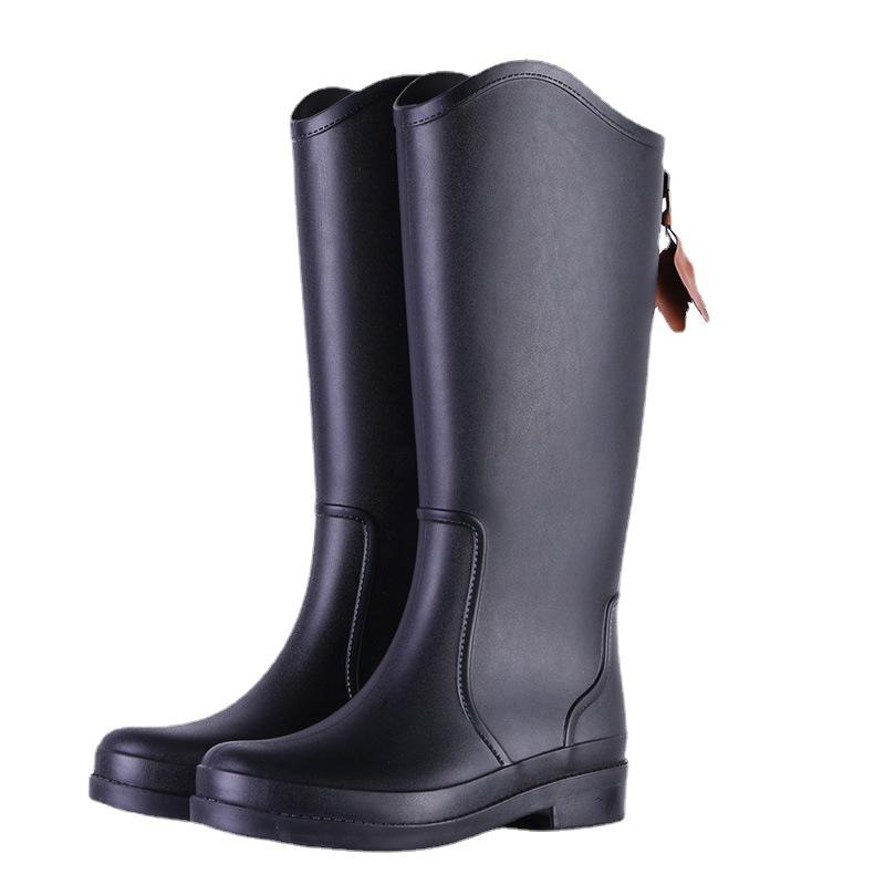 Women's Tall Rain Boots Kitchen Waterproof Non-slip Rain Boots Women Fashion Outdoor Work Boots Novo Em Botas Femininas 2024