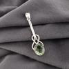 Green Amethyst Gemstone 925 Sterling Silver Handmade Wonderful Jewelry Pendant