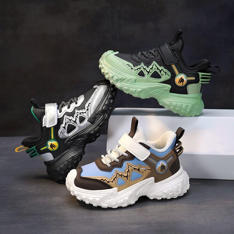 Boys Waterproof Casual Running Shoes Soft Sole Non-Slip Kids Athletic Sneakers Ages 4-16