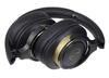 Наушники Audio Technica BGD Беспроводные наушники Bluetooth Мощные басы ЧИСТЫЕ БАСЫ До 40 часов воспроизведения Черное золото BGD ATH-WS660BT ATH-WS660BT