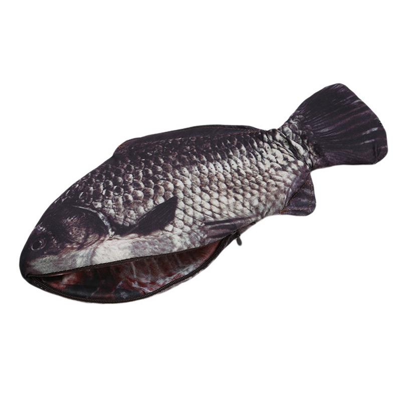 Модный уникальный дизайн, студенческая сумка для ручек с героями мультфильмов, пенал в форме рыбы и карпа, сумка для хранения, школьные принадлежности