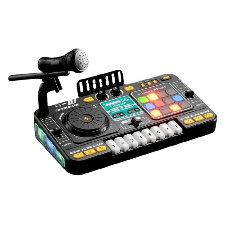 Детская образовательная DJ-станция для микширования Интерактивные звуковые панели Игрушка с записью голоса и созданием ритмов