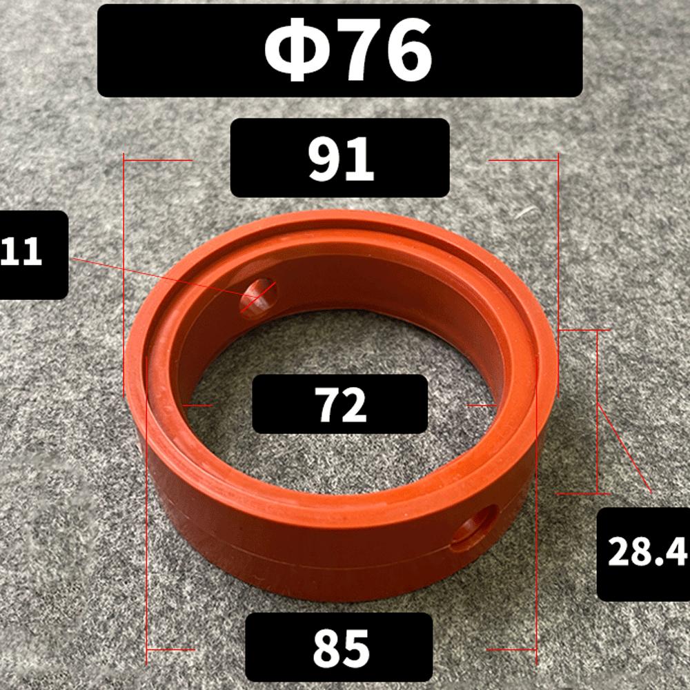 Более толстая 25 32 38 51 63 76 мм EPDM VMQ Уплотнительная прокладка Лента для 1.5"-3" Tri Clamp Бабочкового клапана Домашнее пивоварение
