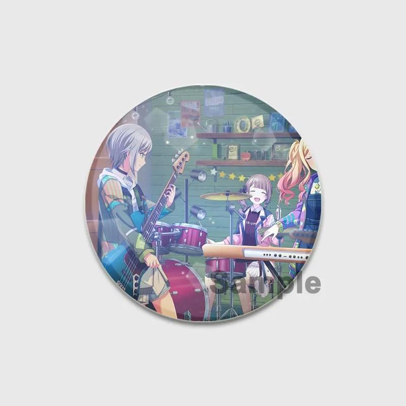 32/44/58 мм Проект SEKAI Аниме Хиномори Шихо Лео/Нужно Значок Круглая Жестяная Брошь для Одежды Сумка Шляпа Аксессуары Эмалевые Булавки Подарки для фанатов