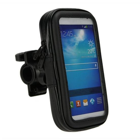Waterproof Motorcycle Bicycle Phone Handlebar Mount Holder Bag Stand Bracket