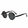 Trendy Unisex Polarized Steampunk Metal Vintage Sunglasses Fashion Thick Border Round Frame Eyeglasses UV400
