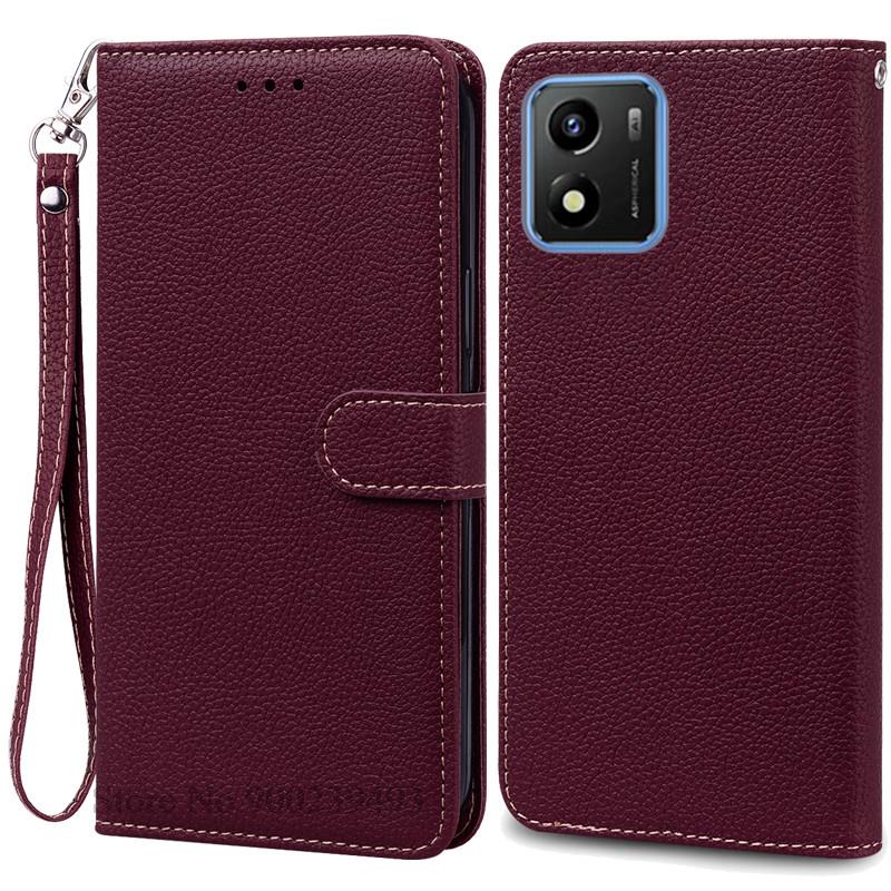 Для чехла Vivo Y01 Vivo Y15A Y15S Кожаный чехол-книжка с кошельком Чехол для телефона для Vivo Y01 Y 01 V2166 V2120 V2147 V2134 Обложка Fundas