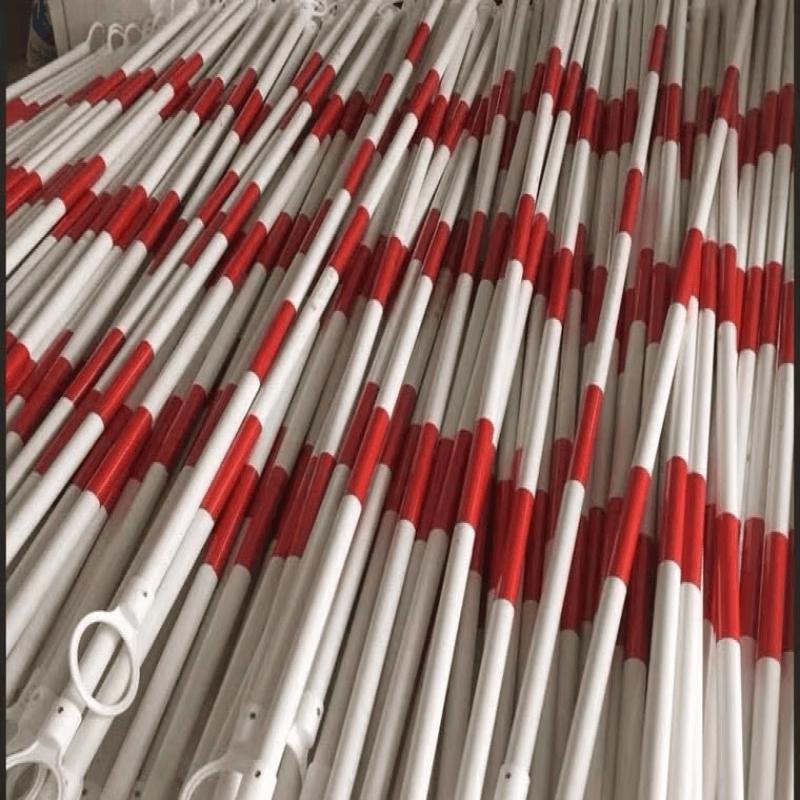 Aokewen Red & White Reflective Telescopic Barrier Rod
