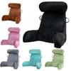 Reading Pillow Bed Rest with Arms & Neck Roll Pillow for Bed Sit Up Bed Pillow