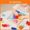 Tetris 3d Wooden Puzzle Toys For Kids Brain Training Educational Gifts Prop