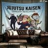 Jujutsu Kaisen Wall Tapestry Aesthetic Wall Hanging Printed Fabric Blanket Decorative Tapestries For Bedroom Living Room Home Decor