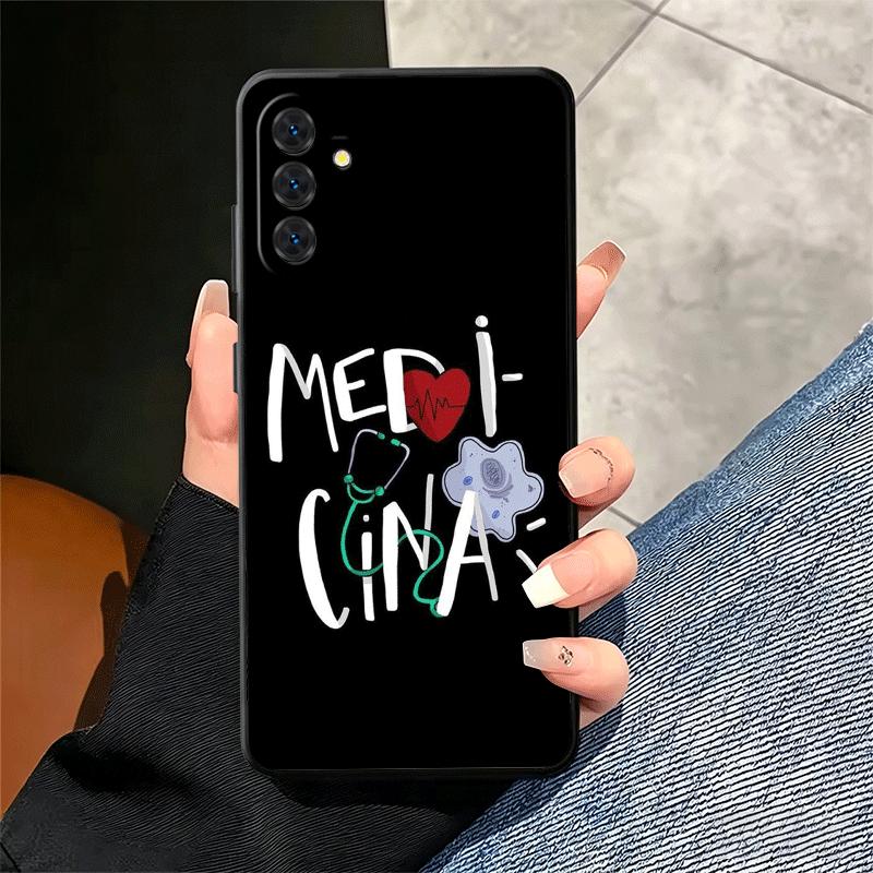 Мультяшный мягкий чехол для телефона Доктор Медсестра для Samsung A17 A37 A57 A16 A26 A36 A56 A15 A25 A35 A55 A14 A24 A34 A54 A13 A23 A33 A53 A52
