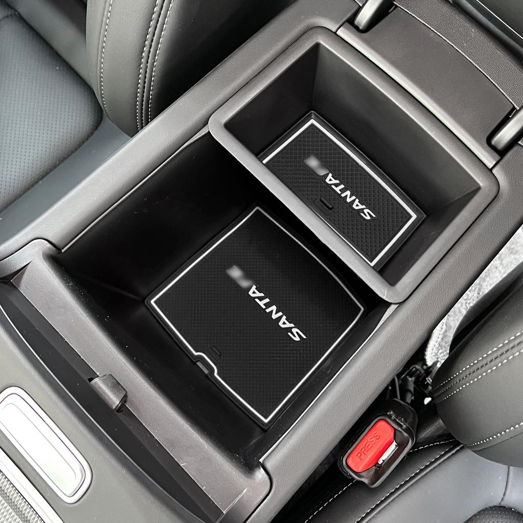 Противоскользящий коврик для паза двери автомобиля Hyundai SantaFe 2025, накладка на дверной паз, аксессуары для интерьера, подстаканник