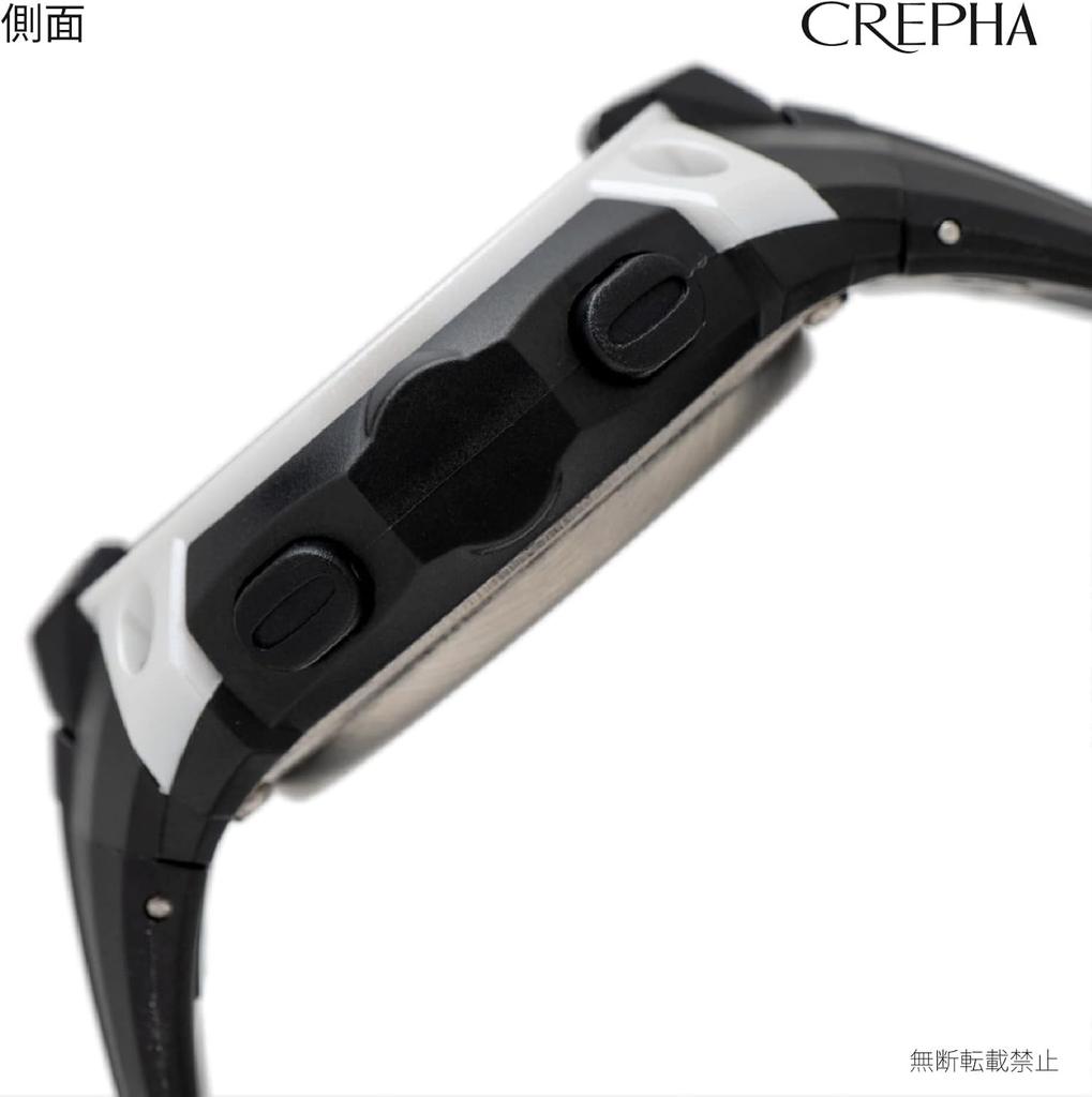 [Clefa] Цифровые мужские часы с радиоприемником, солнечной батареей, уретановый ремень, черный F-62-481WT