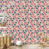 Colorful geometric retro pattern wallpaper for living room and bedroom 50x1000