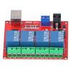 4-канальный релейный модуль DriveFree PC Интеллектуальный контроллер переключения Плата PCB DC 12 В