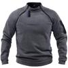 Men's Tactical Outdoor Jacket Hunting Clothes Warm Zippers Fleece Pullover Men Windproof Autumn Winter Coat Thermal Underwear