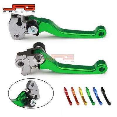 Подходит для кроссовых мотоциклов KX65/85/125/250, KXF250: Алюминиевый сплав Ручки тормоза и сцепления типа "бычьи рога"