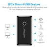 USB 2.0 Switcher For PC Scanner Keyboard Printer 2 Computers Sharing 4 USB Port