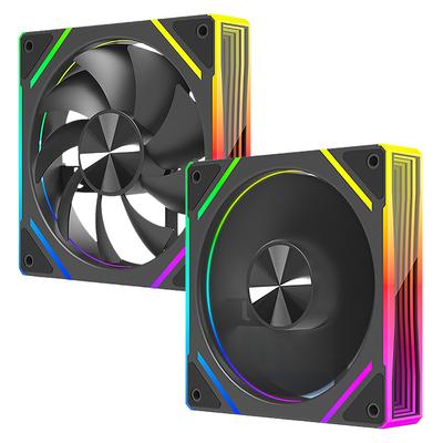 120-мм RGB-вентилятор для корпуса ПК, малошумный, с возможностью последовательного подключения, с разъемом 5V 3Pin ARGB, вентилятор для охлаждения корпуса компьютера