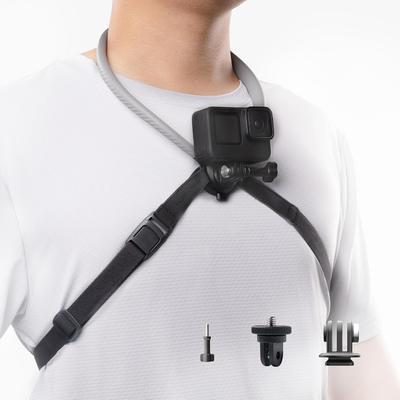 PGYTECH CapLock Крепление на шею для экшн-камеры POV с быстросъемным регулируемым ремешком-держателем для видеовлогов на грудь для DJI OSMO Action GoPro Hero OSMO