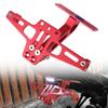 Motorcycle License Number Plate Bracket CNC Aluminum Fender Eliminator Kits Universal Rear Turn Signal Lamp Holder LED Light