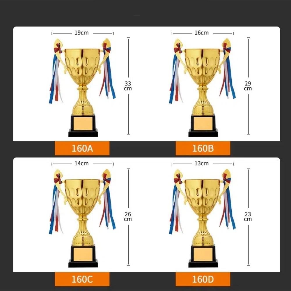 Metal Gold Awards Trophy Soccer Competition Corporate Trophy for Team Sport Competition