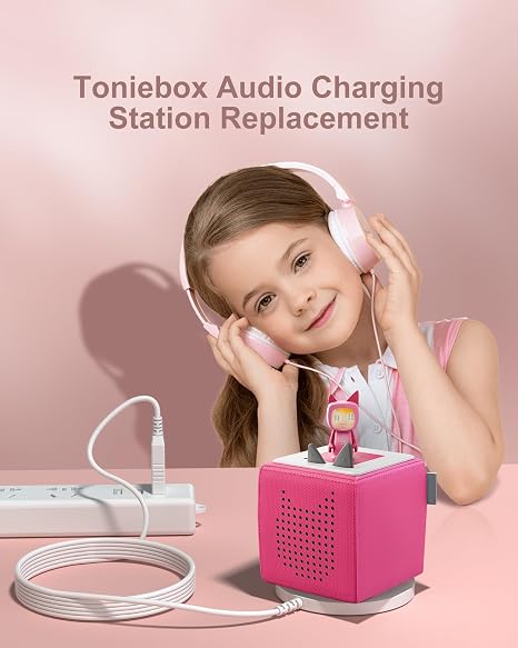 USB Charging Station Replacement for Toniebox Audio Player, 1.8m Cable