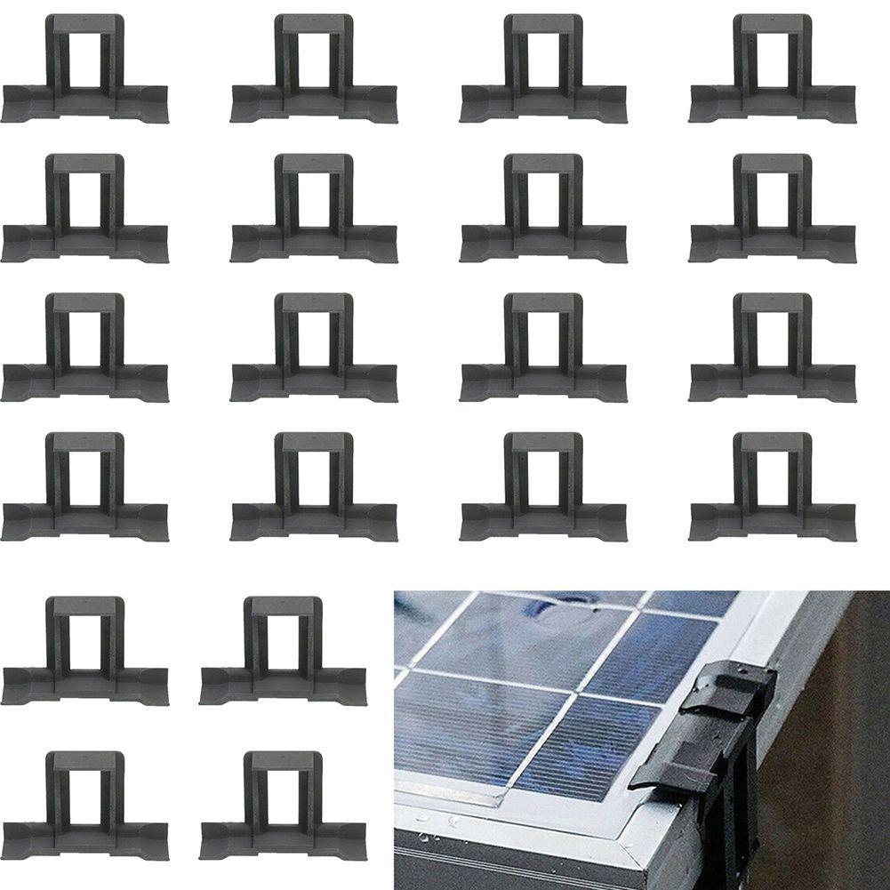 20 шт. зажимы для слива воды из солнечной панели, чистящие зажимы для слива воды из фотоэлектрических модулей