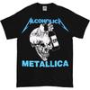 Черная футболка унисекс Metallica Alcoholica